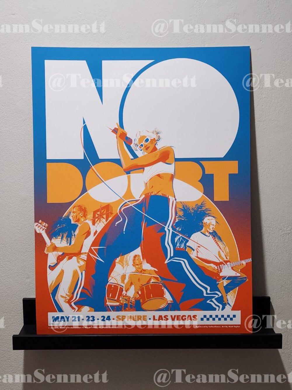 No Doubt Sphere Poster / Weekend 3 / May 21, 23 & 24 / Las Vegas Residency 2026